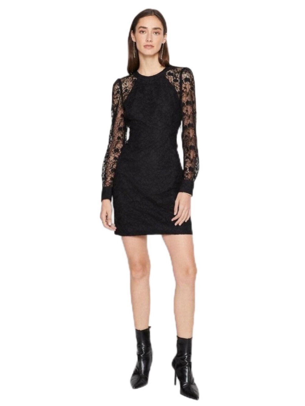 NWT Club Monaco Fitted Lace Mini Dress